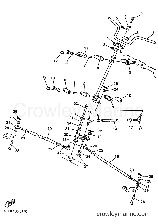Yamaha Motors SX600R (8EA2) [020] - STEERING