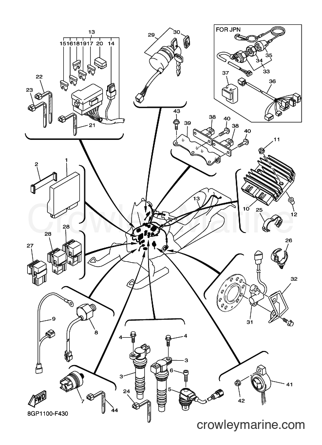 Yamaha Motors RT50M (8GP1) [020] - ELECTRICAL 1