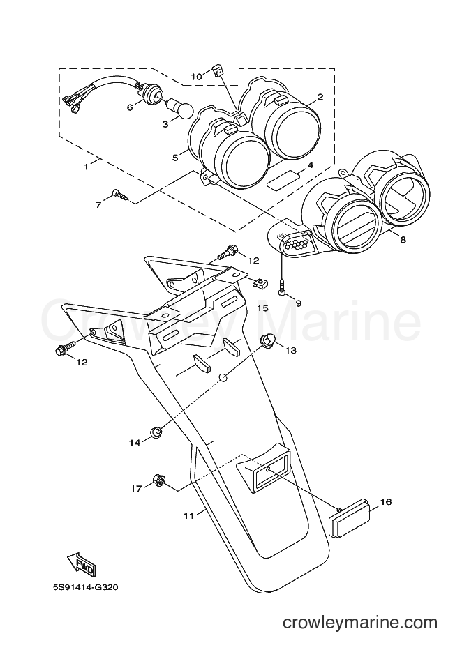 Yamaha Motors YW125 (37D4) [010] - TAILLIGHT