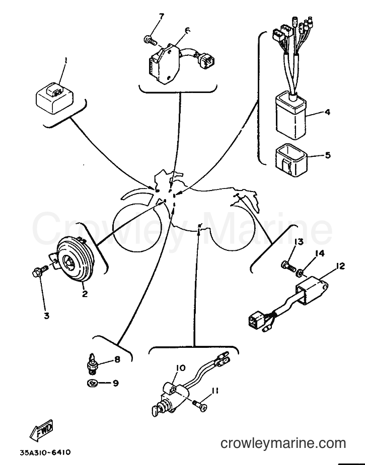 1987 Dirt Bike DT125 - DT125 (35A) [999] - ELECTRICAL 2