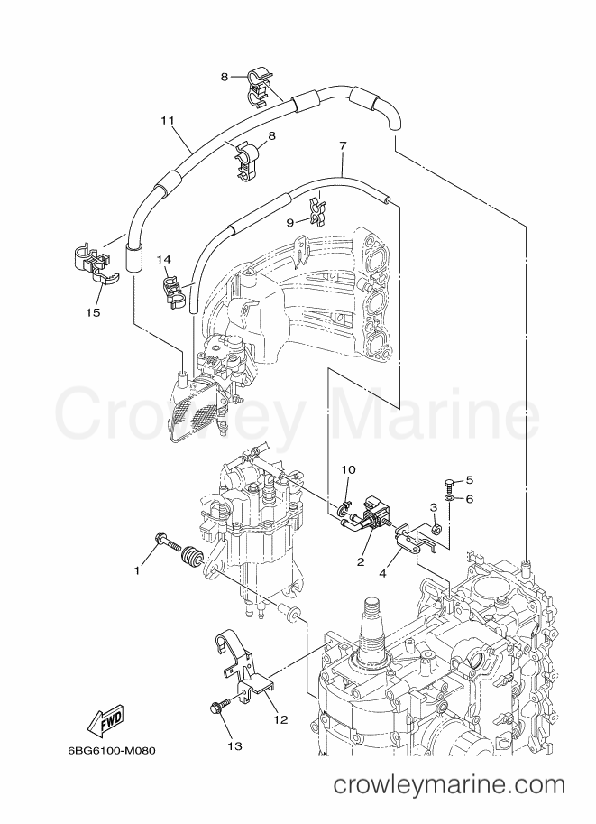 Yamaha Motors F40LA-2014 (6BG7) [450] - INTAKE 2