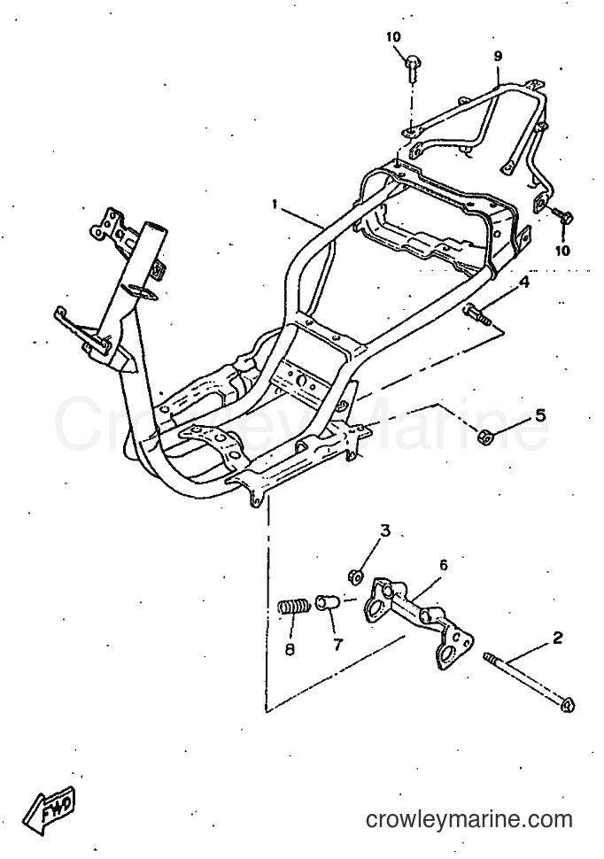 1997 Scooter CW50RS - CW50RS (4VA5) [999] - FRAME