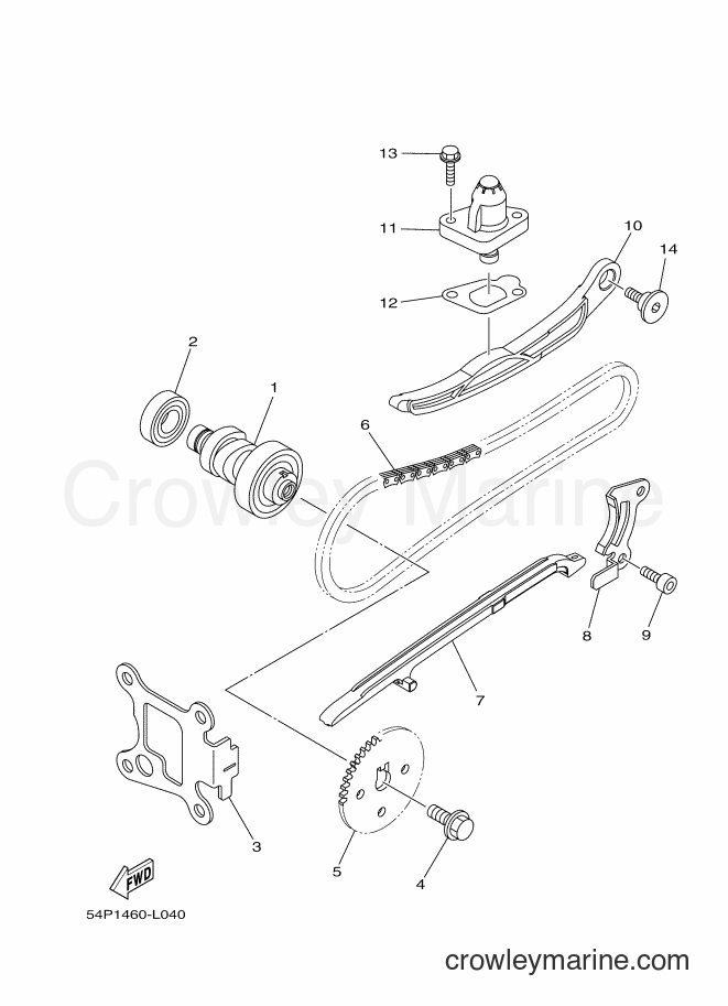 2015 Scooter AF115FX - AF115FX (2BU3) [010] - CAMSHAFT & CHAIN