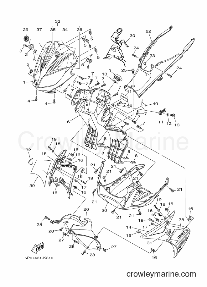 2011 Scooter AT135 - AT135 (5P07) [010] - LEG SHIELD