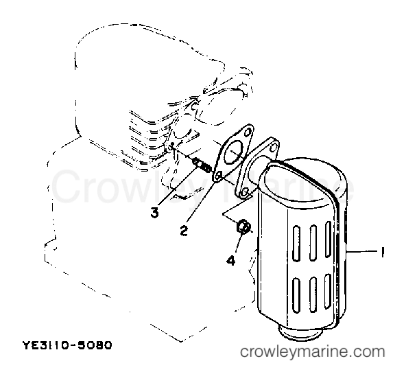 Yamaha Motors YP30G - EXHAUST (YP20G)