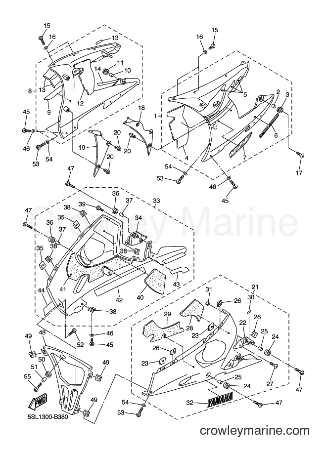Yamaha Motors YZF-R6 (5SL1) [030] - COWLING 2