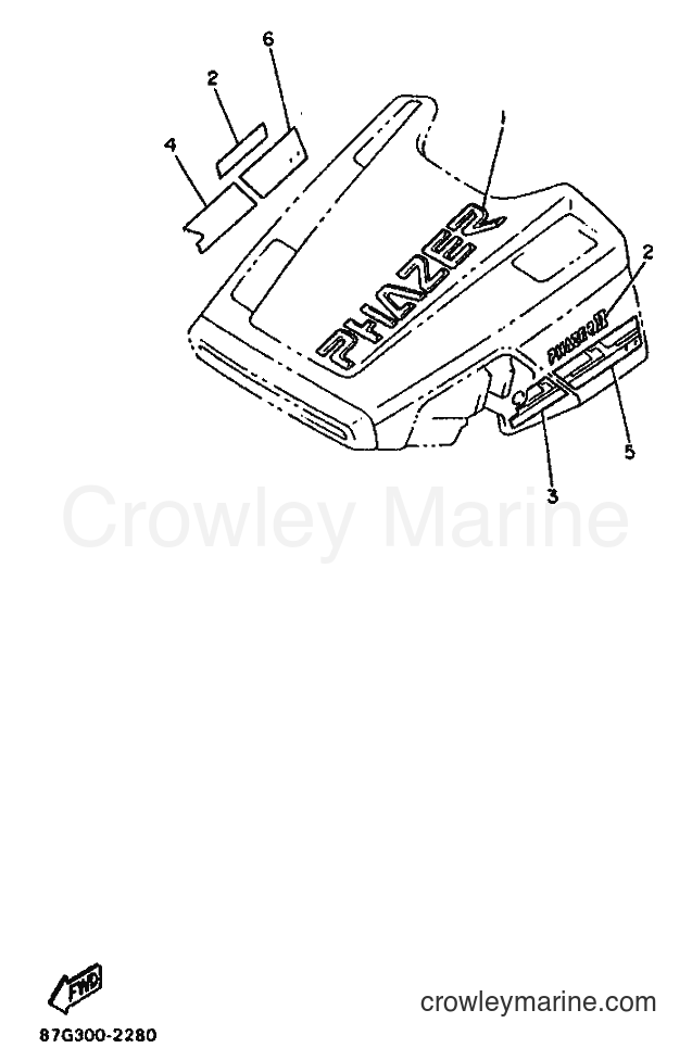 1992 Snowmobile PZ480 - PZ480 (87G3) [010] - EMBLEM
