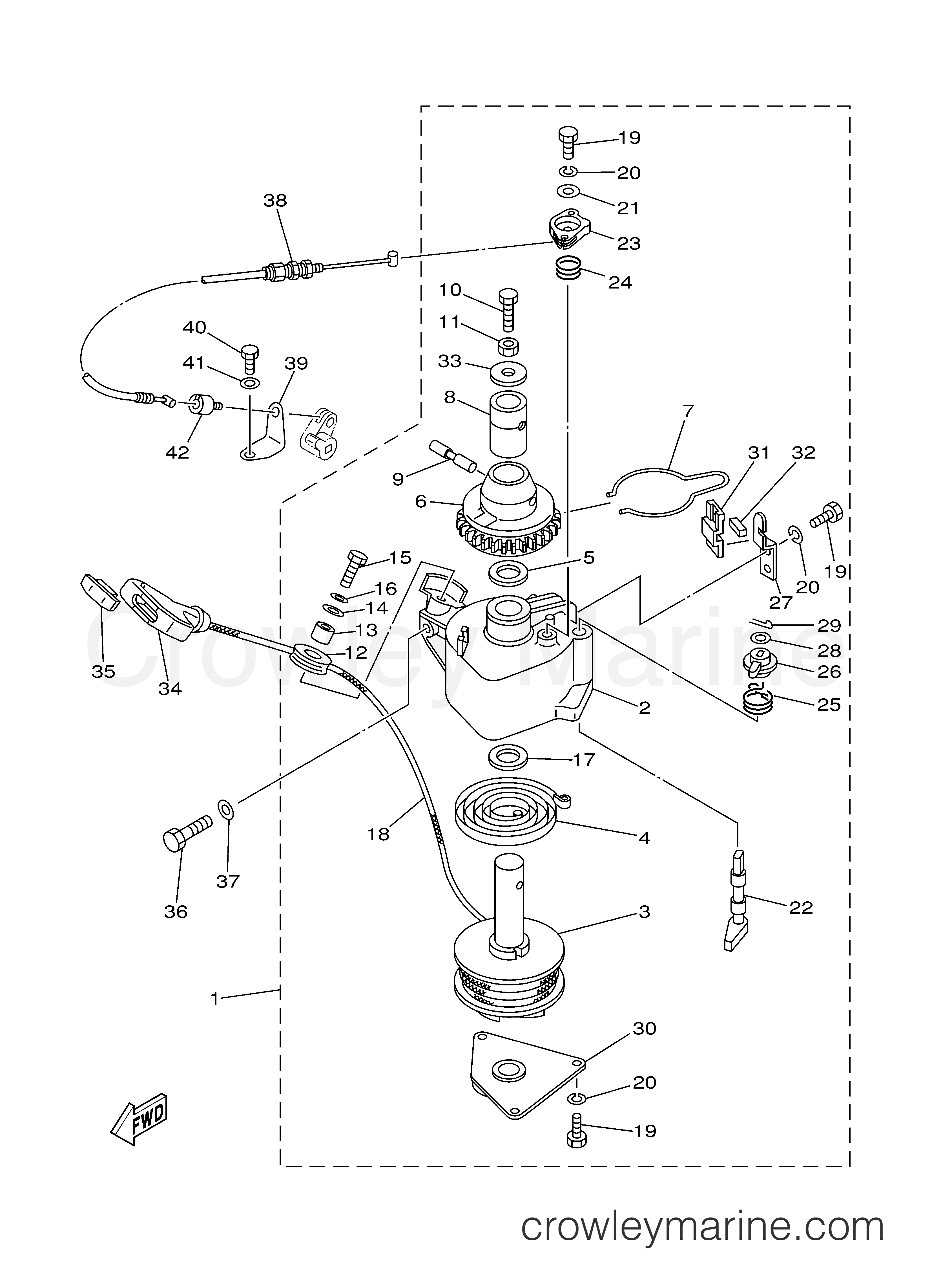 Yamaha Motors T9.9ELRW - STARTER