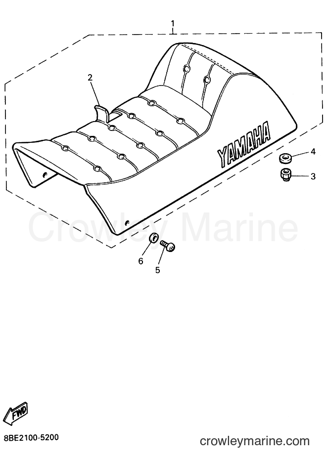 Yamaha Motors CS340E (8BE7) [020] - SEAT