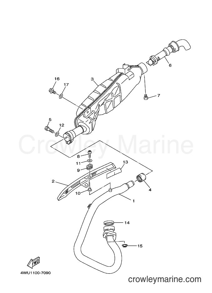 1999 ATV YFM350FWB - YFM350FWB (5FT3) [010] - EXHAUST