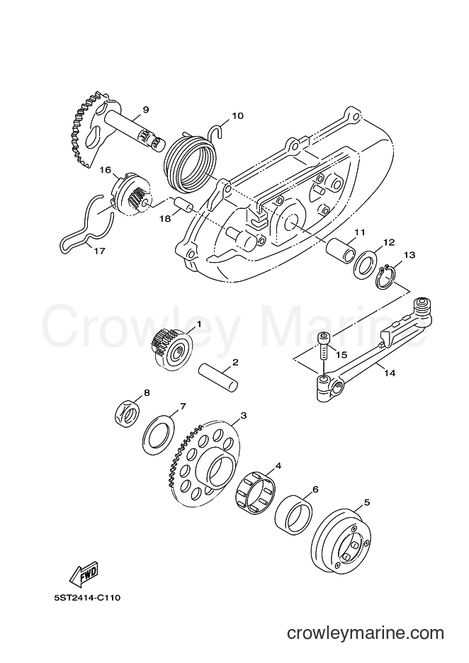 Yamaha Motors XC50 (3D16) [010] - STARTER