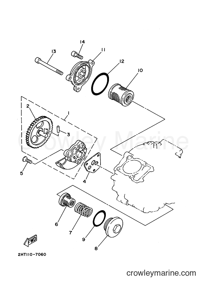 1995 ATV YFB250 - YFB250 (4BDC) [999] - OIL PUMP