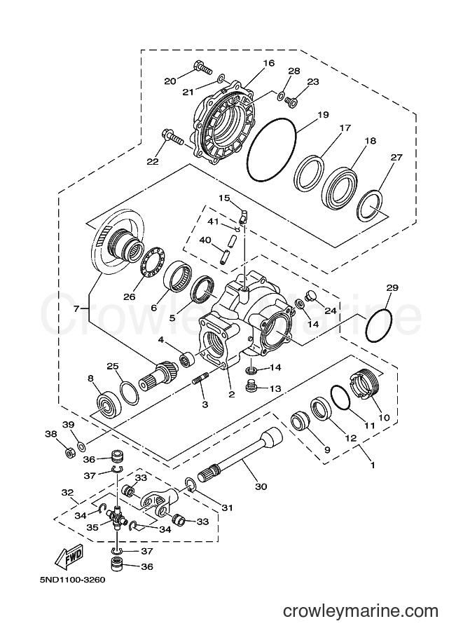 2003 ATV YFM450FWAN - YFM450FWAN (5ND2) [010] - DRIVE SHAFT