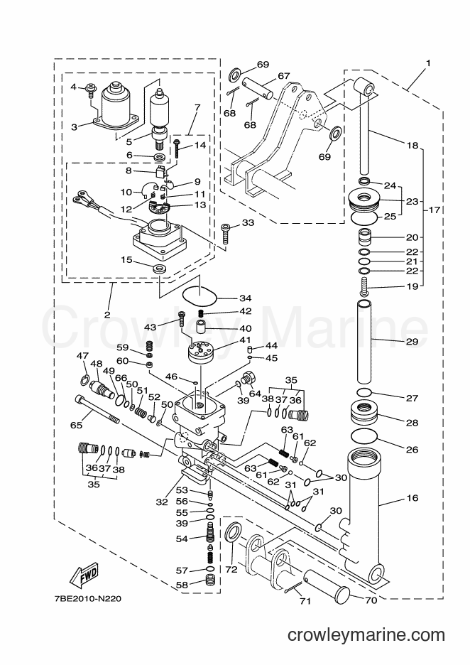 2016 Snowblower YT1280EX - YT1280EX (7BE2) [010] - AUGA CONTROL LEVER