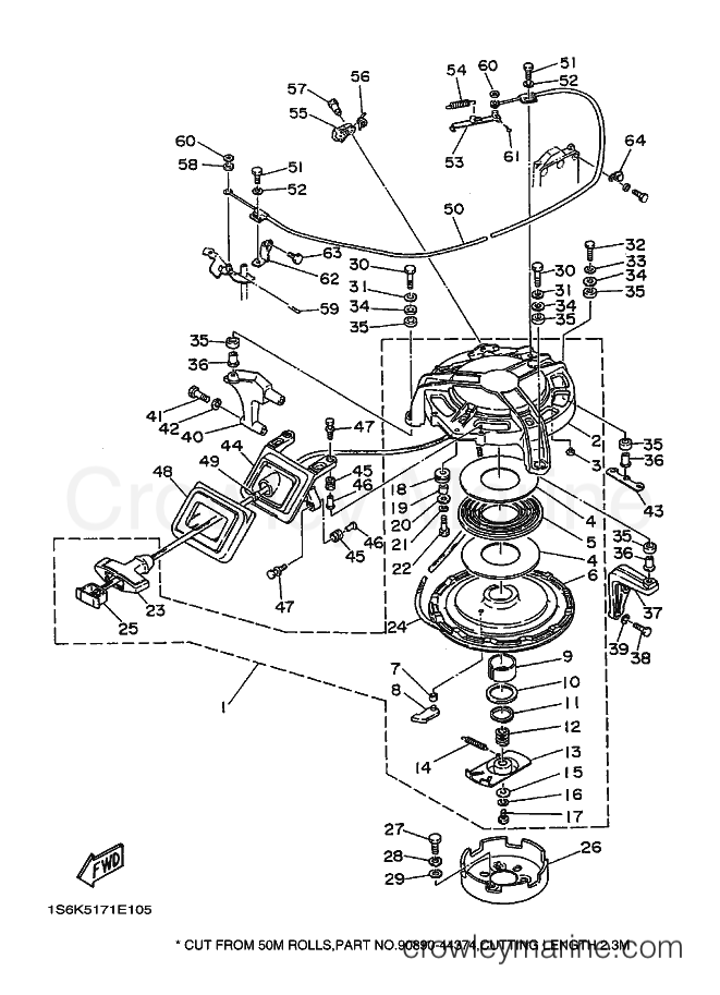 Yamaha Motors E60HE (6K5) [010] - STARTER