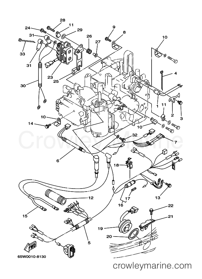 Yamaha Motors F25ELH (65W) [290] - ELECTRICAL 2