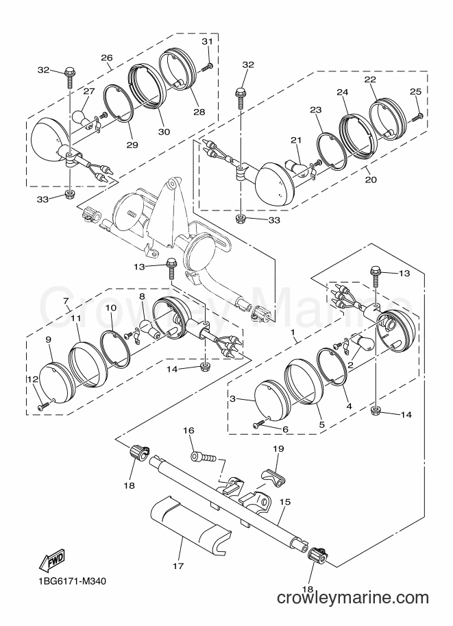 Yamaha Motors XVS650A (1BFG) [010] - FLASHER LIGHT