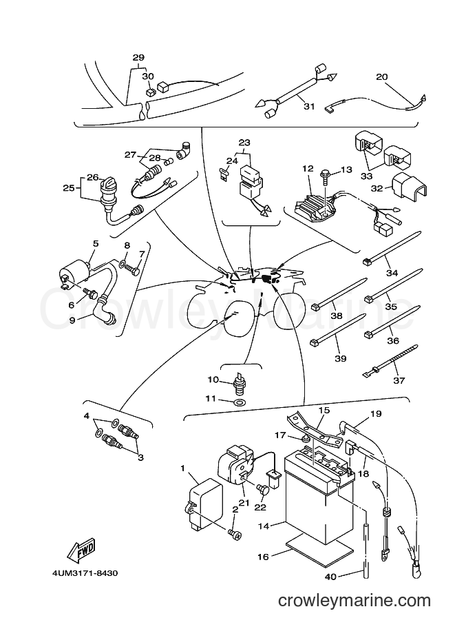 1999 ATV YFM350FWSP - YFM350FWSP (4UM6) [010] - ELECTRICAL 1