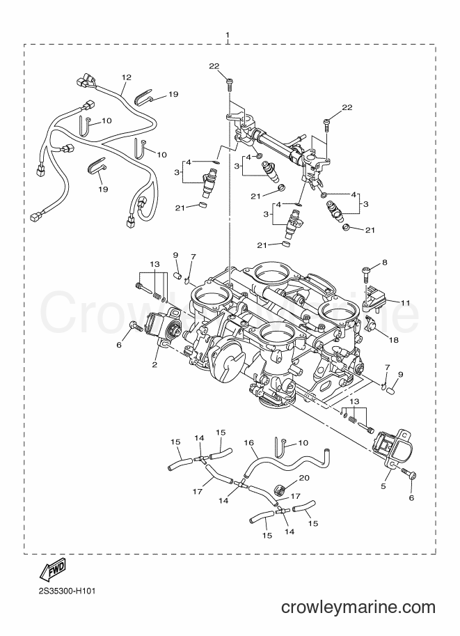 Yamaha Motors VMX17 (2S3A) [010] - INTAKE 2