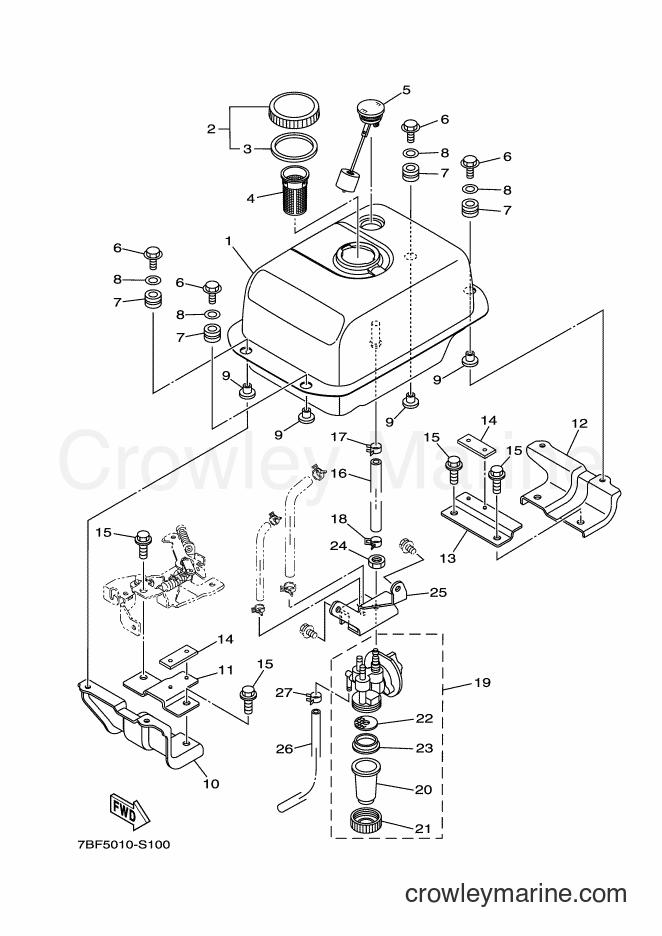 2017 Snowblower YT1380 - YT1380 (7BE3) [010] - FUEL TANK
