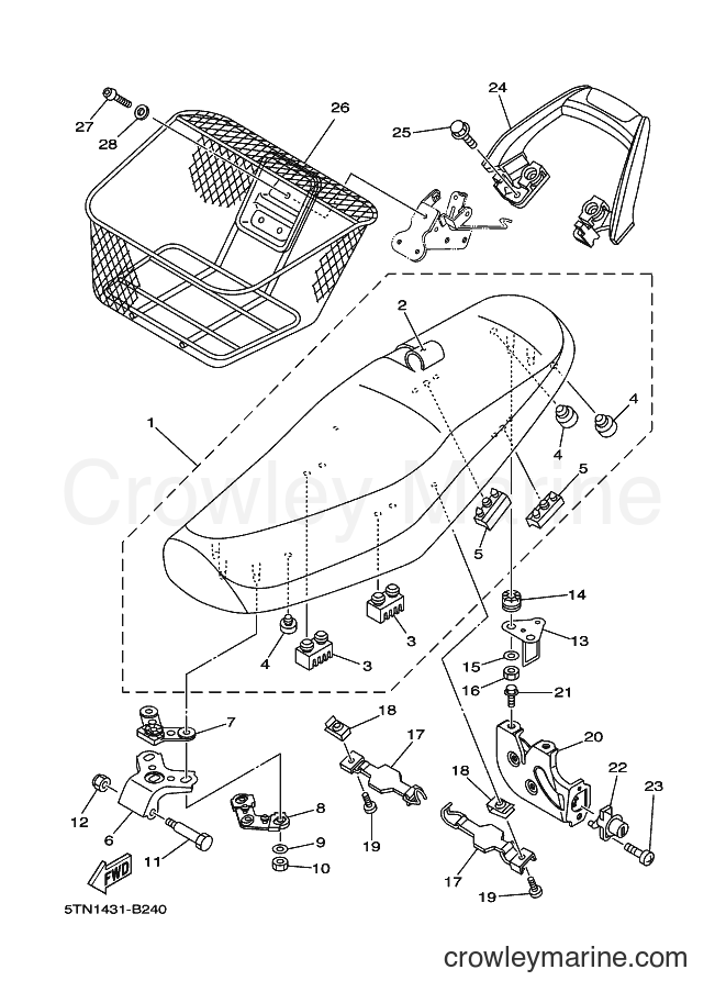 Yamaha Motors L-110C (5VF2) [010] - SEAT