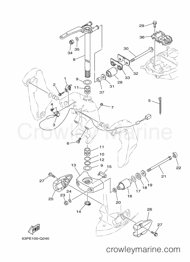 Yamaha Motors F150FET (6BMA) [080] - BRACKET 2
