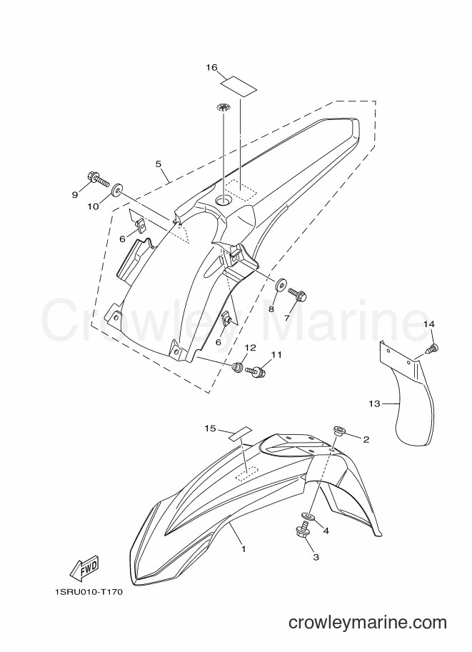 2018 Dirt Bike YZ125X - YZ125X (B1B2) [010] - FENDER