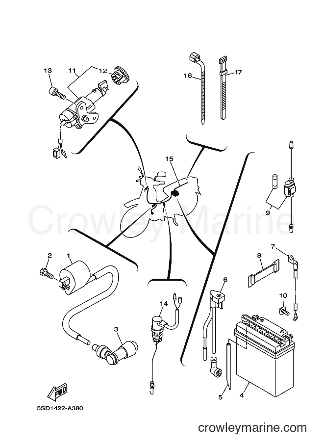 Yamaha Motors T105SE (5SD1) [010] - ELECTRICAL 1