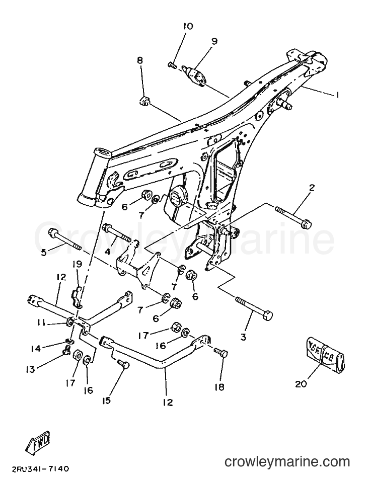 Yamaha Motors FS1 (2RU) [999] - FRAME