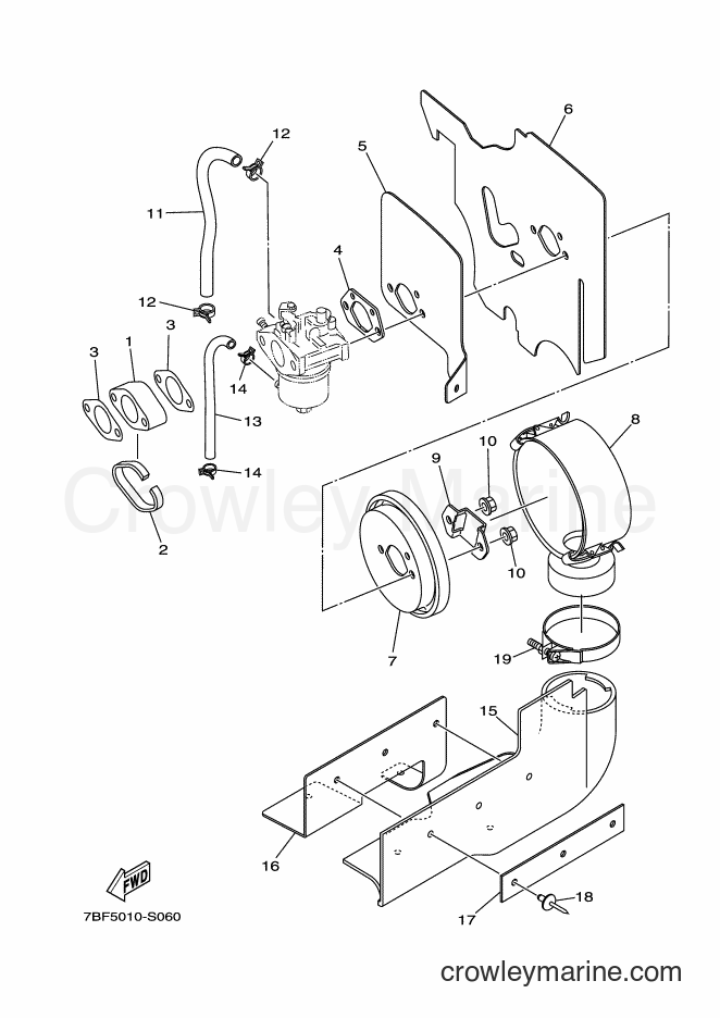 Yamaha Motors YT1380X (7BE4) [010] - INTAKE