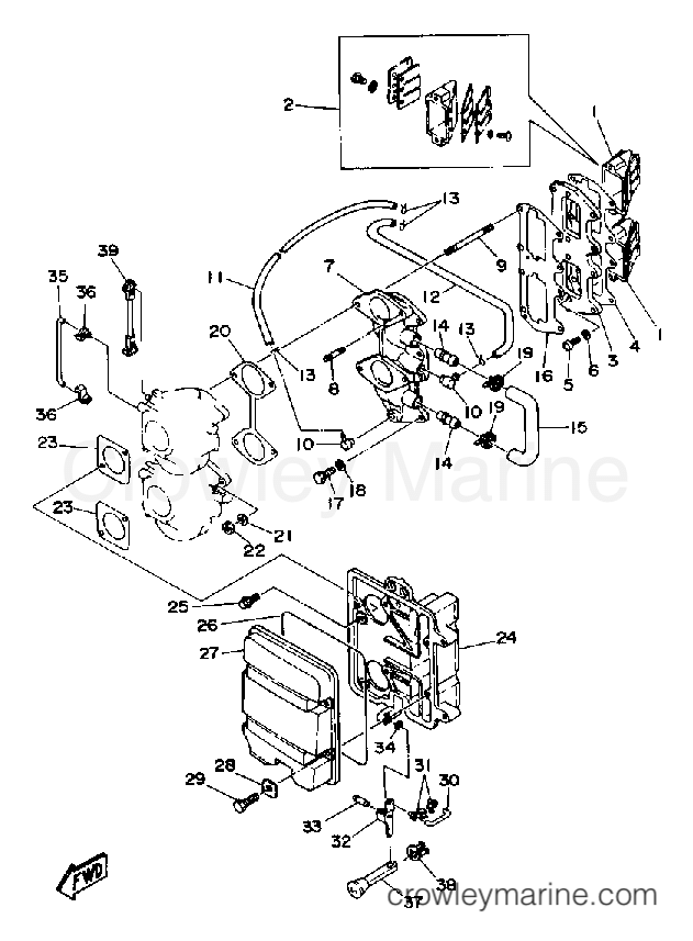 Yamaha Motors CV40ELD - INTAKE