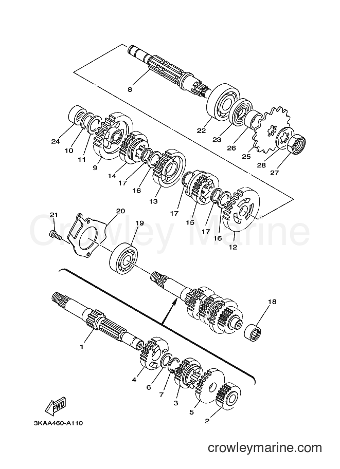 2003 Street Bike RX-K - RX-K (3KAD) [010] - TRANSMISSION