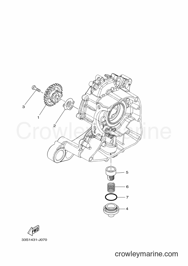 2012 Scooter AL125 - AL125 (33S9) [010] - OIL PUMP