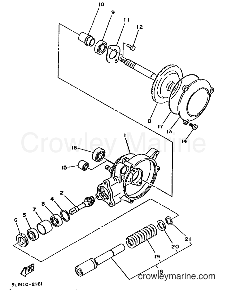 1992 Scooter MA50M - MA50M (2FV) [999] - DRIVE SHAFT