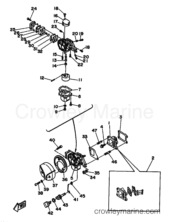 Yamaha Motors 5C (6E3) [999] - INTAKE