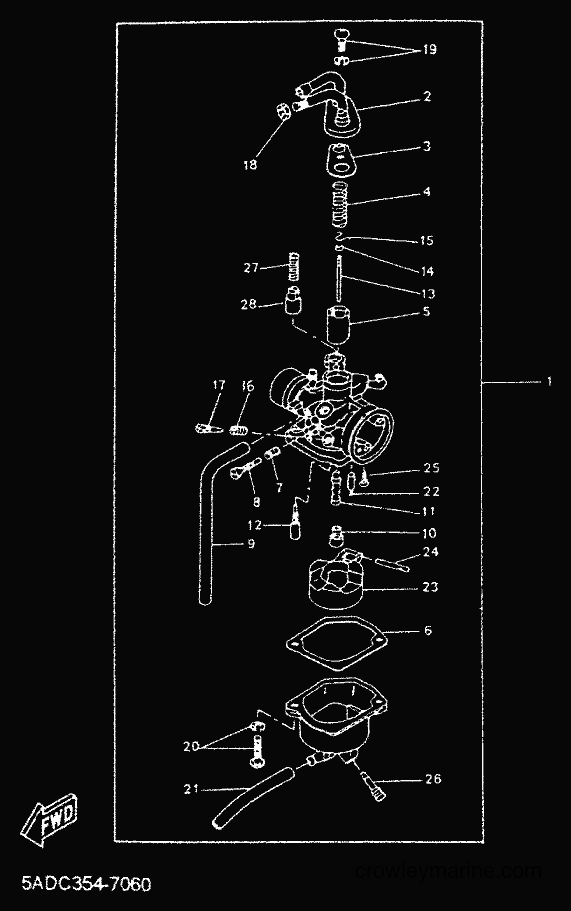 Yamaha Motors YN50 (5ADT) [010] - CARBURETOR