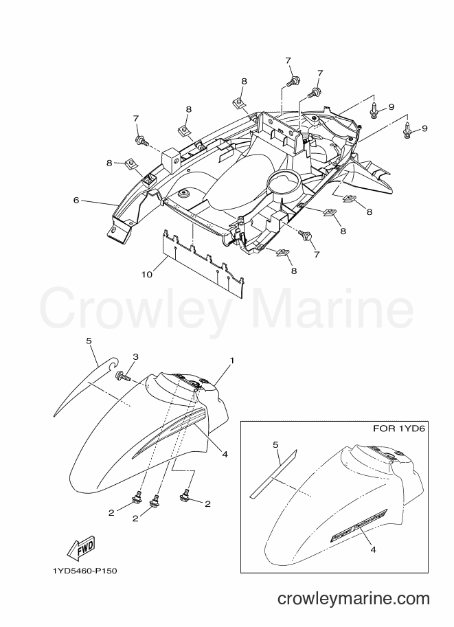 Yamaha Motors AF115FC (1YD6) [010] - FENDER