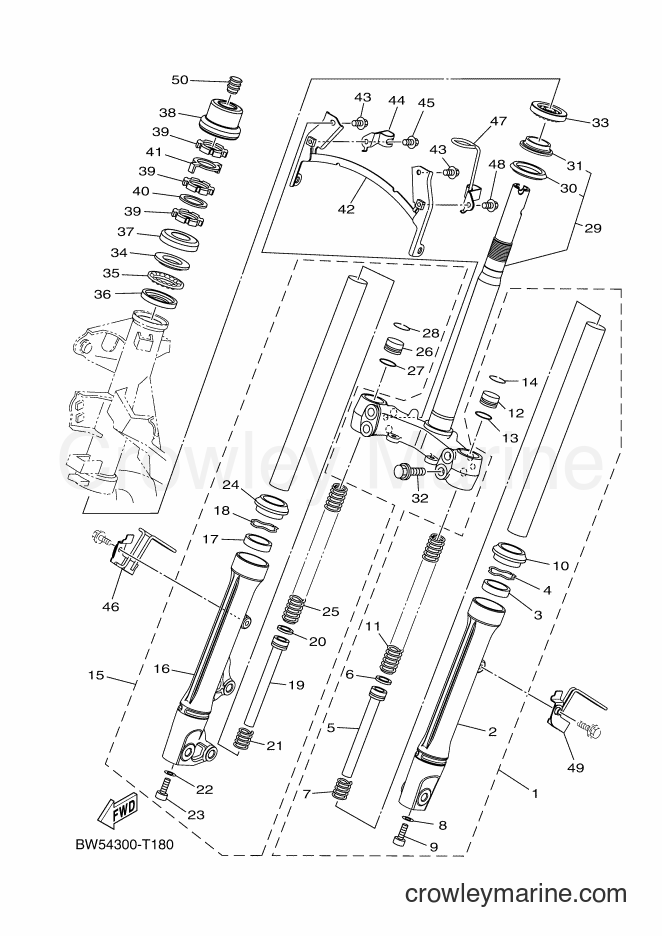 2018 Scooter LTS125-C - LTS125-C (BW54) [050] - STEERING