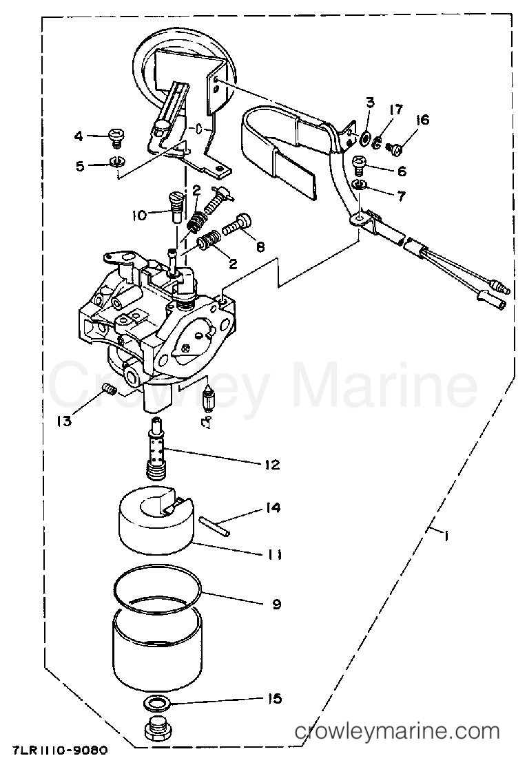 Yamaha Motors EF3800DV - CARBURETOR 2 (AUTO CHOKE)