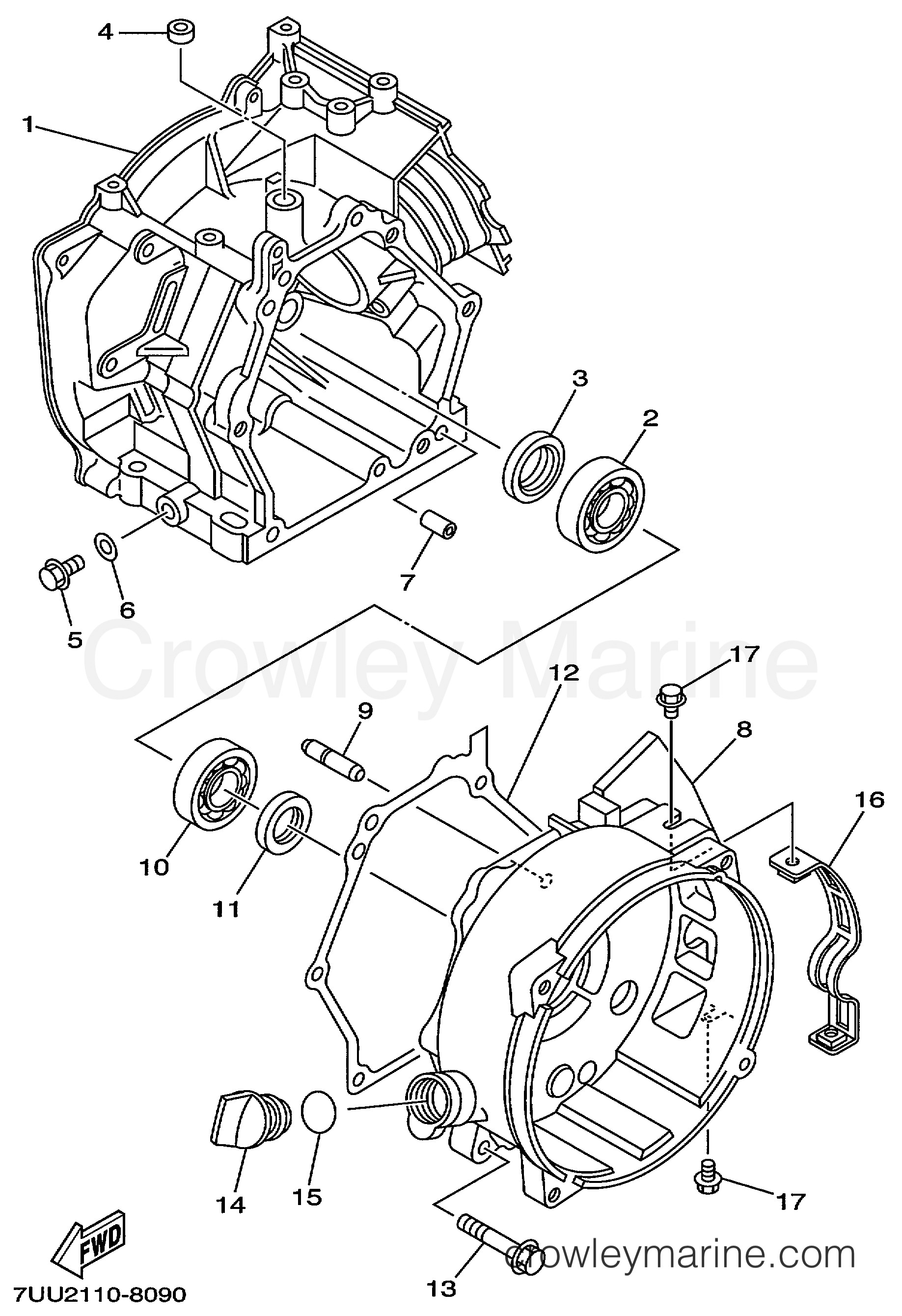Yamaha Motors EF2600A - CRANKCASE