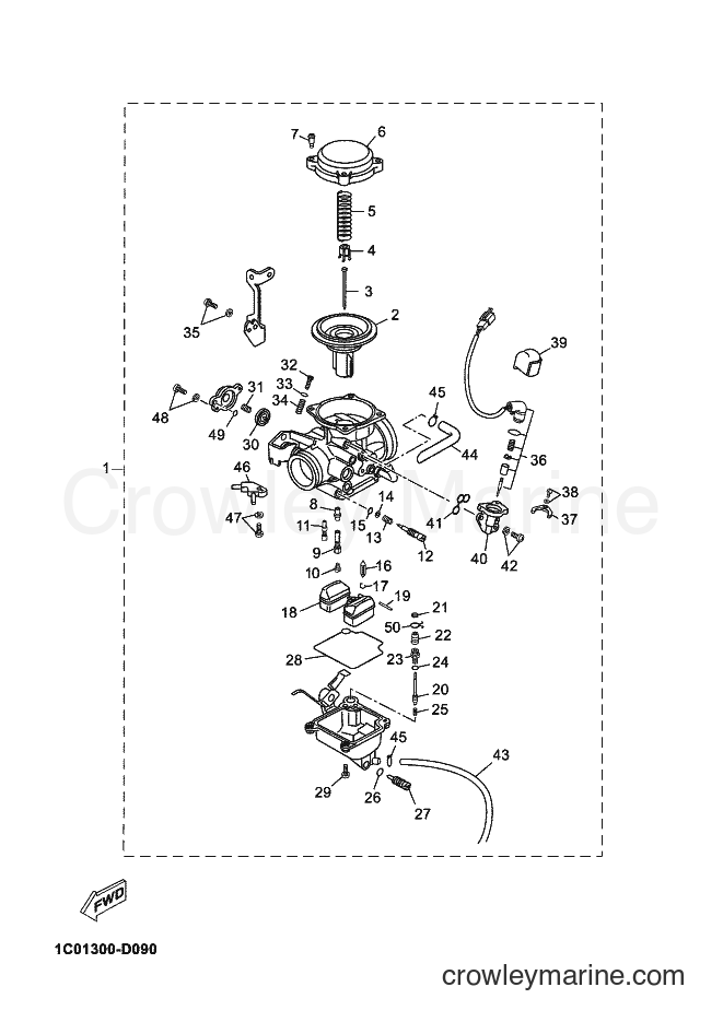 2005 Scooter YP250R - YP250R (1C01) [060] - CARBURETOR