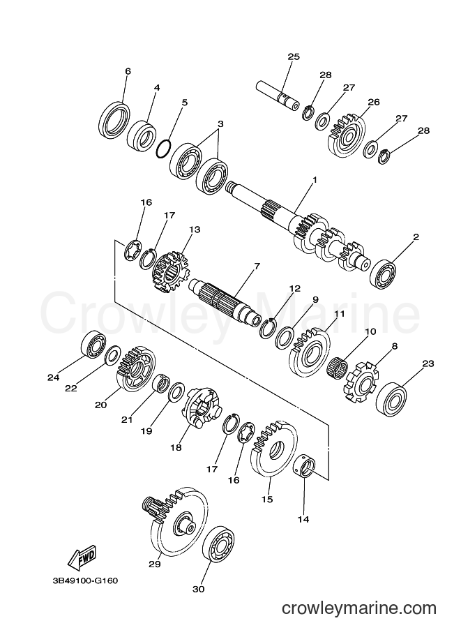 2009 ATV YFM550FWAD - YFM550FWAD (34D3) [010] - TRANSMISSION