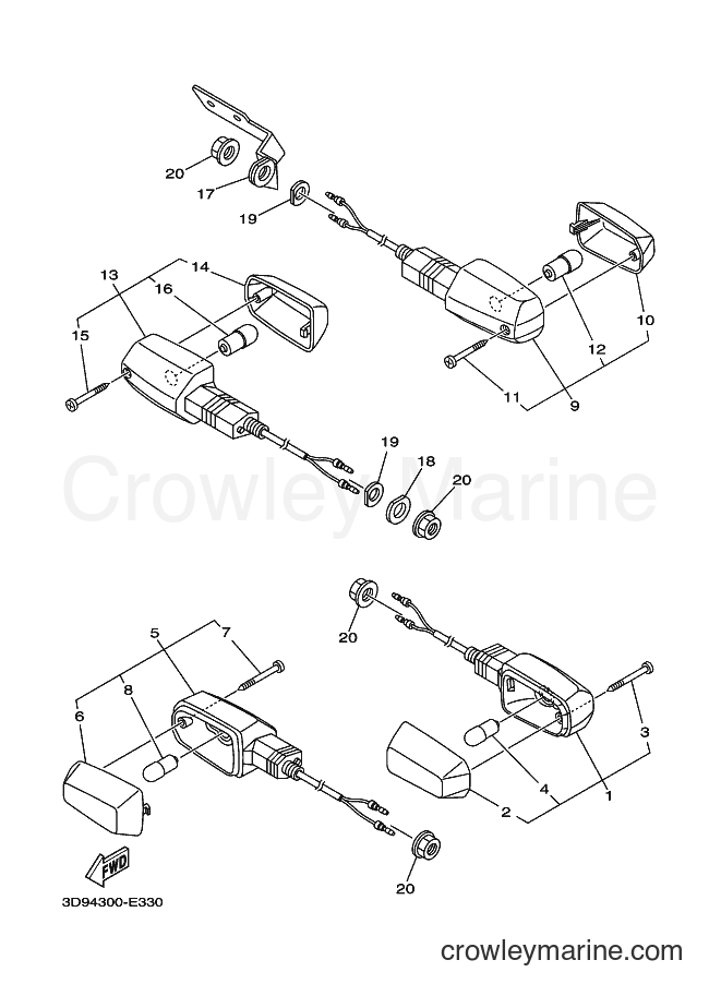 2007 Street Bike YBR125ED - YBR125ED (3D96) [010] - FLASHER LIGHT