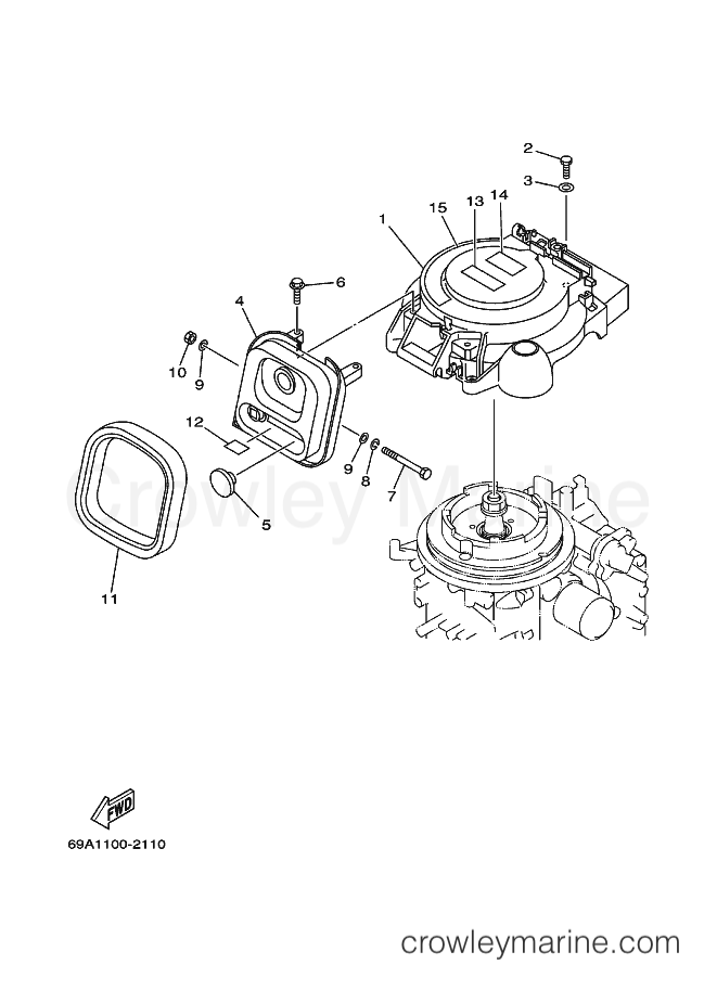 Yamaha Motors F15PLRD (69A4) [050] - STARTER