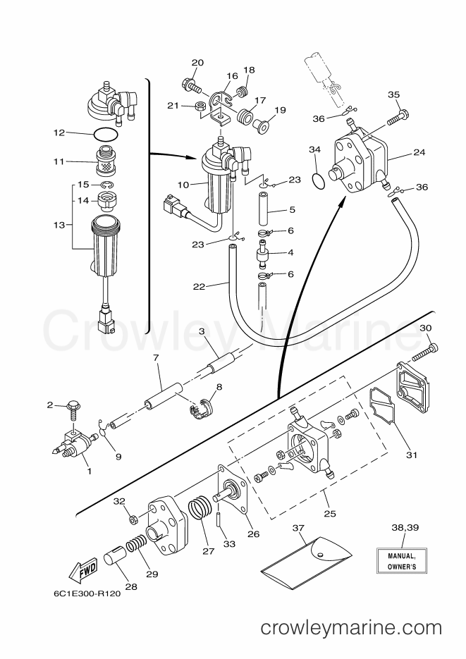 Yamaha Motors FT50JETL (6C2E) [080] - FUEL