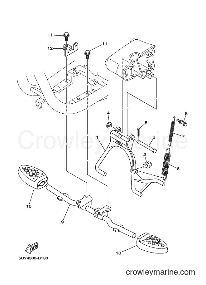 2005 Scooter EA06 PASSOL - EA06 PASSOL (5UY4) [060] - STAND & FOOTREST