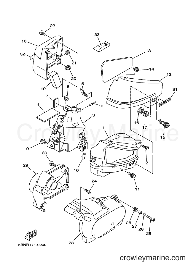 Yamaha Motors XVS650A (5BNR) [010] - SIDE COVER