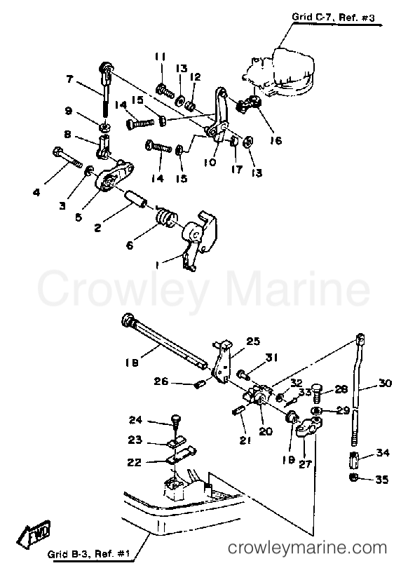 Yamaha Motors 50ELJ - CONTROL ENGINE