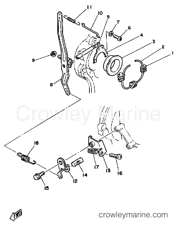 Yamaha Motors EF2800 - GOVERNOR (~800100)