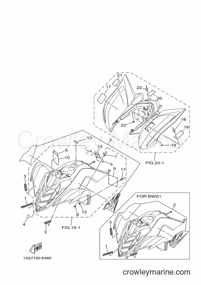 2011 ATV YFM700R - YFM700R (1AS8) [010] - EMBLEM & LABEL 1